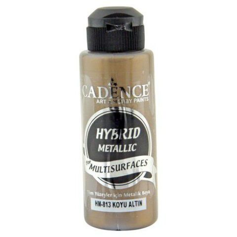 Cadence Hybrid Metallic Acrylverf Dark Gold Ml Art And Mini Art