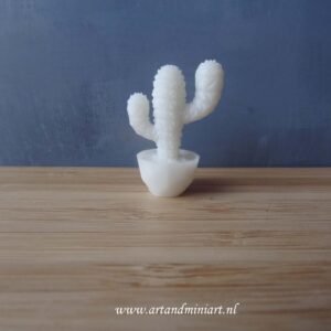 cacatus, plant, wit, resin, poppenhuis,