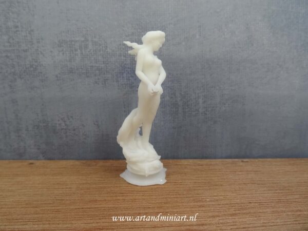 beeld, tuinbeeld, schoonheid, poppenhuis, resin, 1:12, decoratie, decoratief, venus, birth of venus,