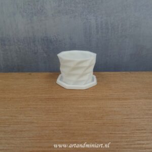 bloempot, poppenhuis, miniatuur, resin
