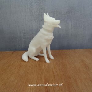 hond, k9, decoratie, decoratief, creatief, puppy, rashond, stamboom , resin, poppenhuis, 1:12, mens best friend, art,