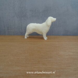 hond, dier, k9, mens best friend, zoogdier, viervoetig, decoratie, decoratief, poppenhuis, 1:12, schilderbaar, schilderen, vriend, attractief wit, resin, ,