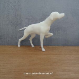 hond, dier, k9, mens best friend, zoogdier, viervoetig, decoratie, decoratief, poppenhuis, 1:12, schilderbaar, schilderen, vriend, attractief wit, resin, ,