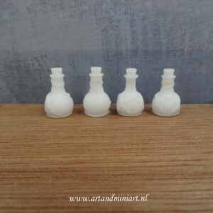 hekserij, heks, tovenary, fles, flessenset, glas, touw, miniatuur, poppenhuis, modelbouw,