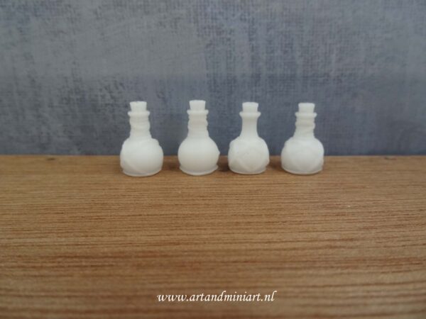 hekserij, heks, tovenary, fles, flessenset, glas, touw, miniatuur, poppenhuis, modelbouw,