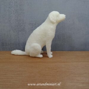 golden doodle , hond, ras, hondenras, poppenhuis, miniatuur, resin, 3d print