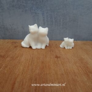 kitten kat, poes, miniaturen , resin 3 d print,