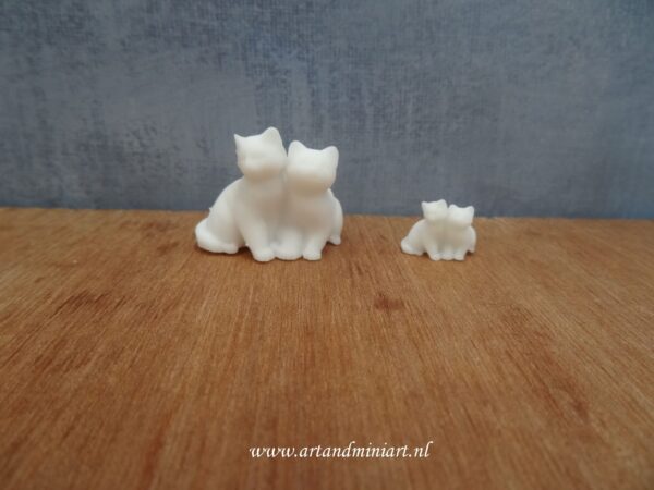 kitten kat, poes, miniaturen , resin 3 d print,