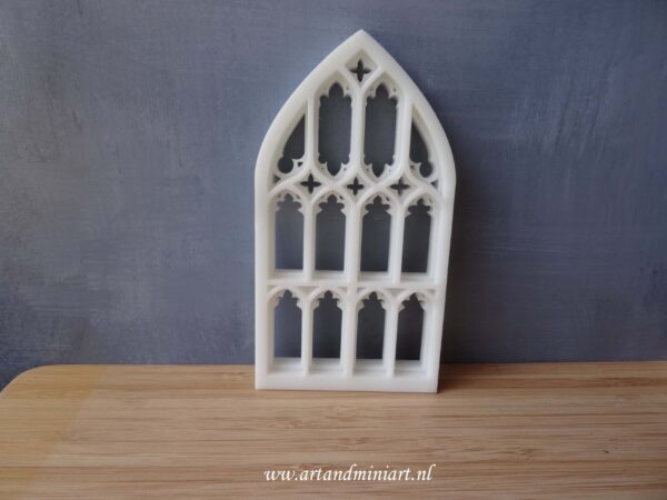 raam, huis, book nook. poppenhuis, gothic, kerkraam, barok, epoxy, 1: 12 , modelbouw,