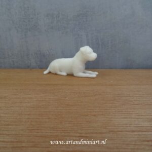 teef, border etrrier, hond, huisdier, zoogdier, hondenras, rashond, resin, poppenhuis, miniatuur, 1:24, 1:12