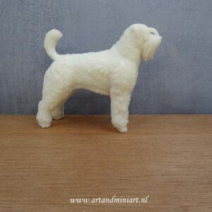 boevier, bof des flandres , hond, hondenras, rashond, zoogdier, huisdier, waakhond, poppenhuis, miniatuur resin, zelf schilderen