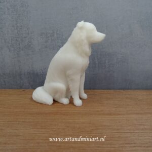 golden retriever, hond, huisdier, rashond, hondenras, beeldje, poppenhuis, miniatuur,