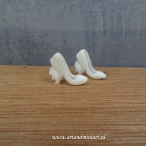 schoen, eekhoorn, pump, damesschoen, poppenhuis, mode, miniatuur, resin, 1:12