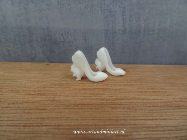 schoen, eekhoorn, pump, damesschoen, poppenhuis, mode, miniatuur, resin, 1:12