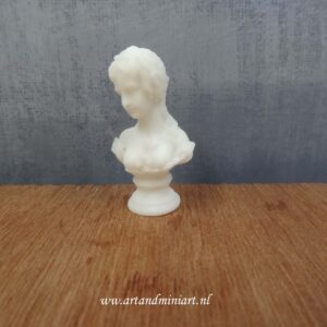 bust, vrouw, poppenhuis, miniaturen, beeld, geschiedenis, princes, madamme,