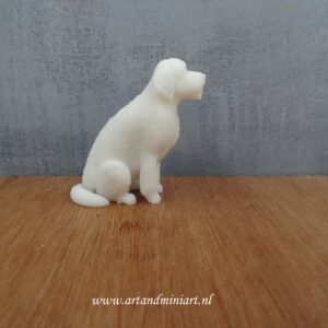 rashond, golden retriever, poedel, hond, dier, huisdier, hulphond, poppenhuis, miniatuur