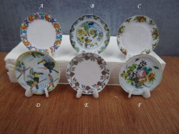 designbord, poppenhuis, 1:12, decoratie, decoratief, diner plate, design diner plate, kflower, flowers,