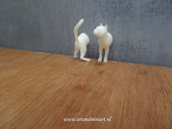 kat, kater, poes, kitten, poppenhuis, miniaturen