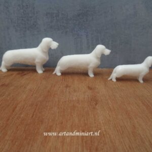 teckel, hond, zoogdier, reu teef, pup, poppenhuis, miniaturen