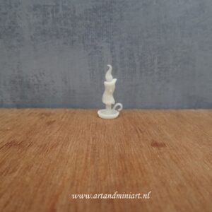 kandelaar, kaars, vlam, feestdagen, gezellig, poppenhuis, miniaturen, 3d print resin