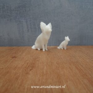 rashond, hondenras, resin, 3d print, papillon, poppenhuis, miniaturen