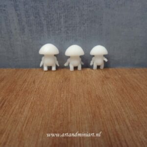 champignon, poppenhuis, fantasie, 1:12, resin, 3d print