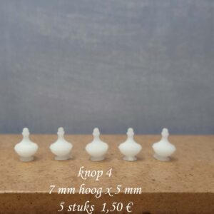 knop. handvat, decoratie, kapstok, deur, trap, poppenhuis, miniaturen, resin, 3d print