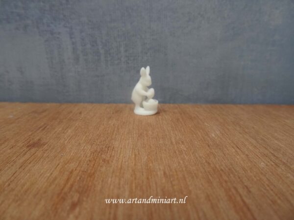 Pasen, paashaas, paaskonijn, paaseiren, poppenhuis, miniaturen resin , 3d print