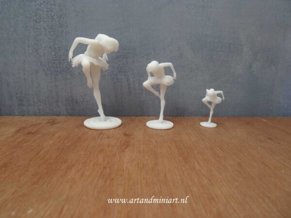 ballerina, ballet, dans, poppenhuis, miniaturen, resin, danseres, toneel