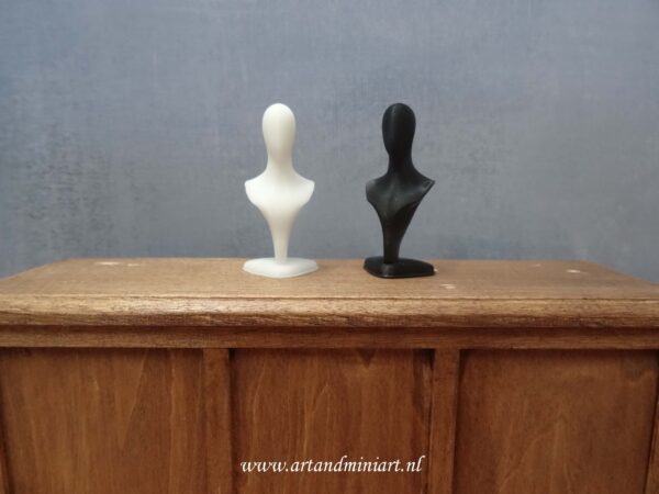 hoedenstandaard, sieraden manneguin, poppenhuis, mode, miniaturen, resin, 3d print