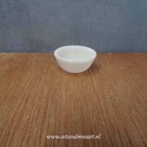 schaal, kom, servies, porselein, poppenhuis, miniaturen, resin, 3d print