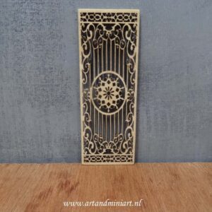 screen, sier hekwerk, ijzer, hekwerk, decoratief, bals hout, laser, sierlijk, barok,