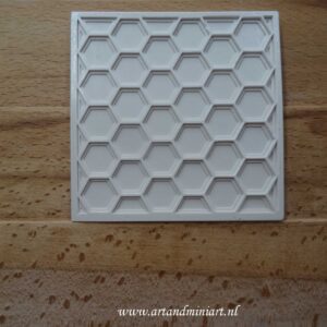 mal, siliconen, hexagon, klei, gips, poppenhuis, modelbouw, miniaturen,