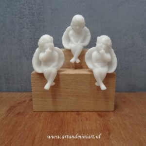 brocant negel, decoratie, decoratief, poppenhuis, miniaturen resin, 3d print, kerst, heilig