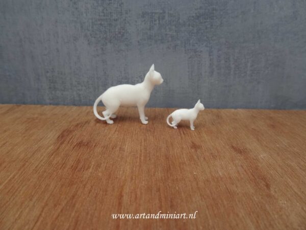 kat, kater, poes, kitten, raskat, kattenras, miniaturen, resin, 3d print, miniaturen, modelbouw