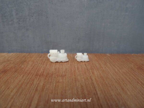 kerstbal, trein, locomotief, kerst, kerstfeest, kerstboom, poppenhuis, miniaturen, resin, 3d print