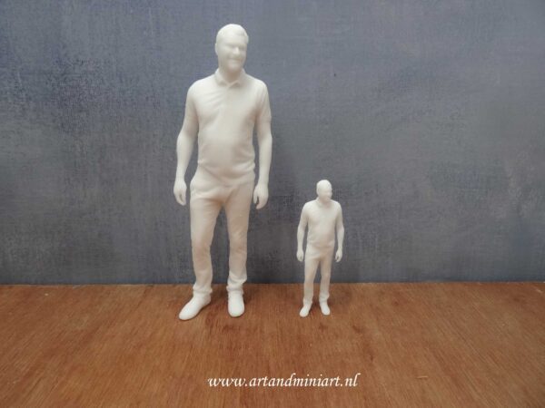 man, poppenhuispop, modern, resin 3d print, miniaturen, modelbouw
