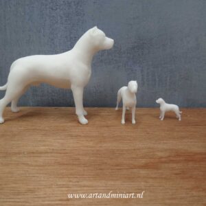 hond, grote hond, rashond, poppenhuis, miniaturen