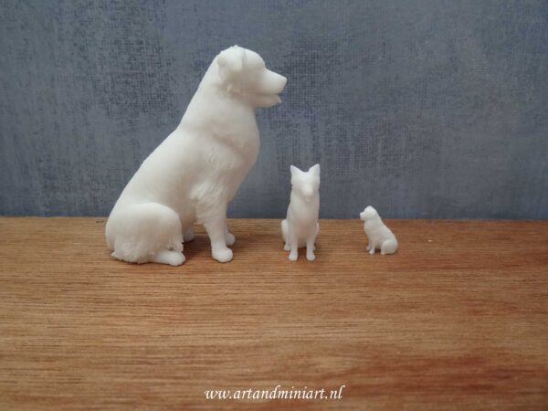 hond, zoogdier, huisdier, poppenhuis, miniaturen, resin, 3d print,