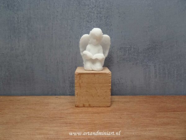 engel, beeld, kerst, beton, poppenhuis miniaturen, 3d print, resin