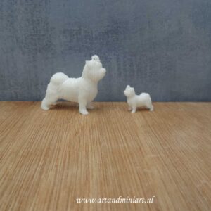 reashond, hondenras, poppenhuis, zoogdier, teef, reu, pup, miniaturen , 1:!2 , 1:24 , resin, 3d print