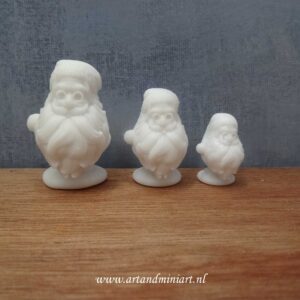 KESRT, KERSTMAN, BUSTBEELD, KERSTDECORATIE, BEELD, POPPENHUIS, MINIATUREN, RESIN, 3D PRINT