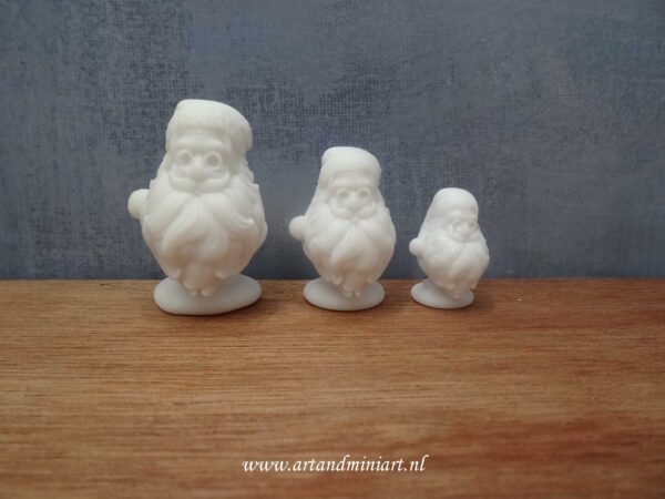 KESRT, KERSTMAN, BUSTBEELD, KERSTDECORATIE, BEELD, POPPENHUIS, MINIATUREN, RESIN, 3D PRINT