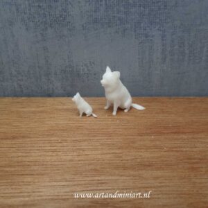 hond, hondenras, poppenhuis, miniaturen, 1:12, 1:24 , resin, zoogdier, reu, teef