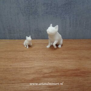 rashond, hondenras, poppenhuis, huisdier, franse bulldog, miniaturen