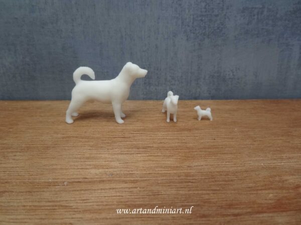 poppenhuis, hondenras, rashond, miniaturen, resin, 3d print