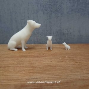 hondenras. teef, reu, pup, huisdier, resin, poppenhuis, miniaturen,