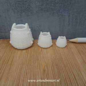 mand, riet, rotan, decoratie, poppenhuis, miniaturen, resin, 3d print, 1:12