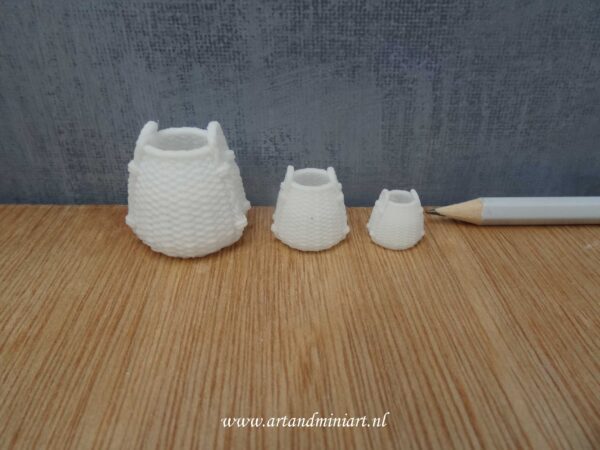 mand, riet, rotan, decoratie, poppenhuis, miniaturen, resin, 3d print, 1:12