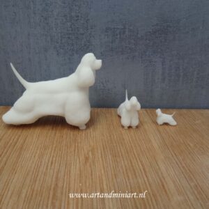 hond, zoogdier, hondenras, teef, reu, pup , 1:12, 1:24, 1:48 , poppenhuis, miniaturen